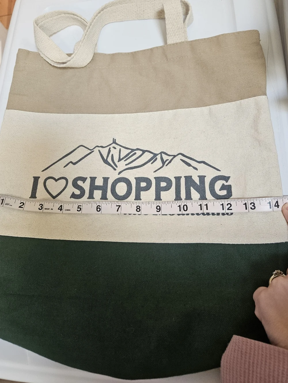 Q-Tees 100% Cotton Canvas Tote Bag 16